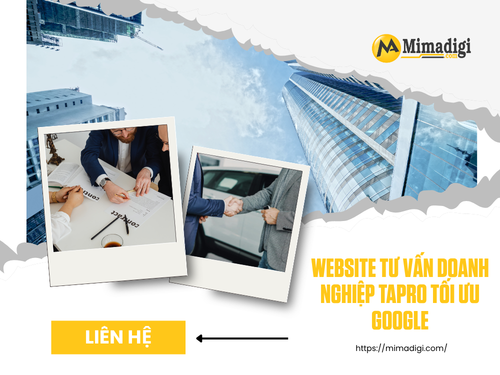 Website Tư Vấn Doanh Nghiệp Tapro Tối Ưu Google